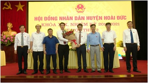 HĐND huyện Hoài Đức: Bầu ông Nguyễn Hoàng Trường làm Chủ tịch UBND huyện
